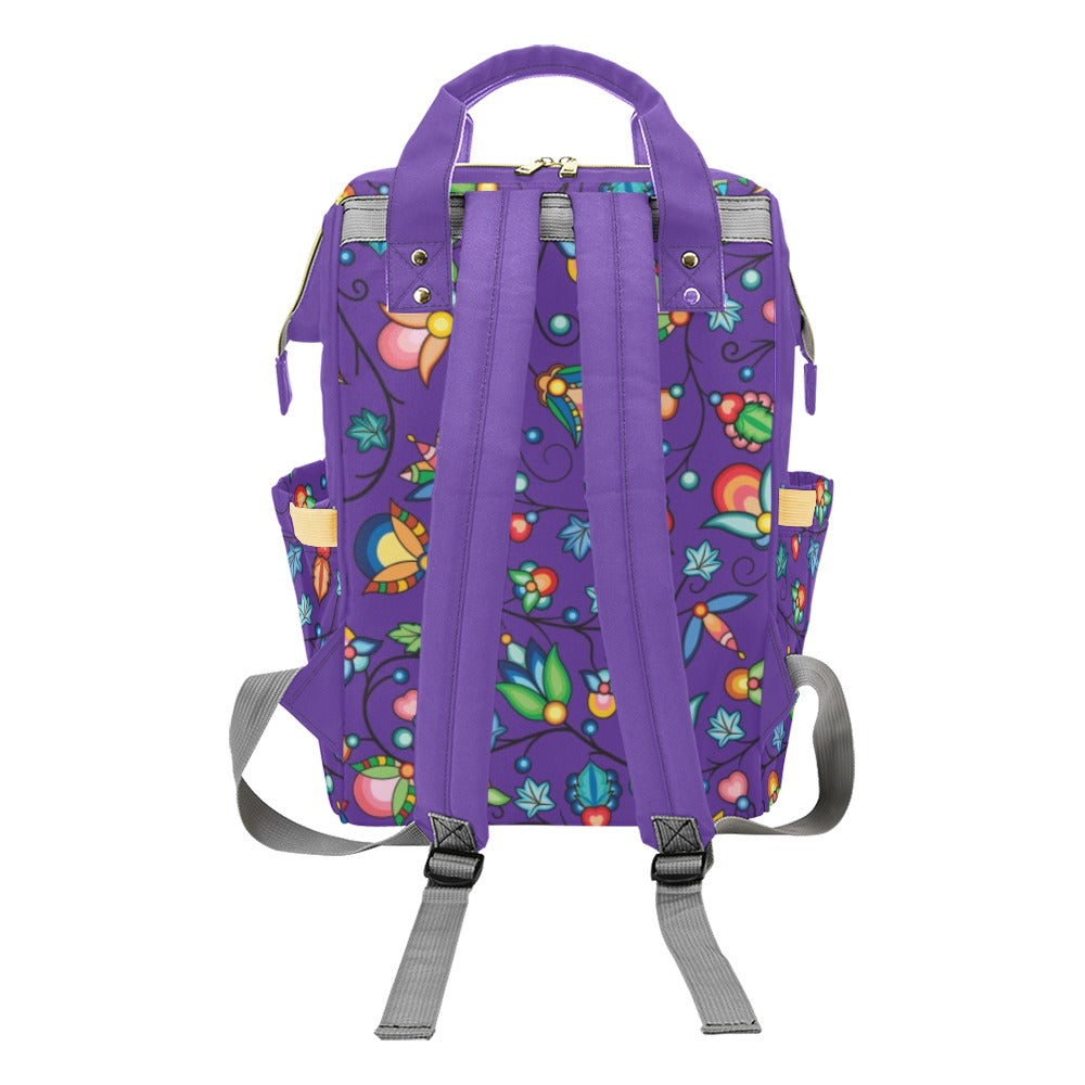 Prairie Plains Spirit Midnight Purple Multi-Function Diaper Backpack