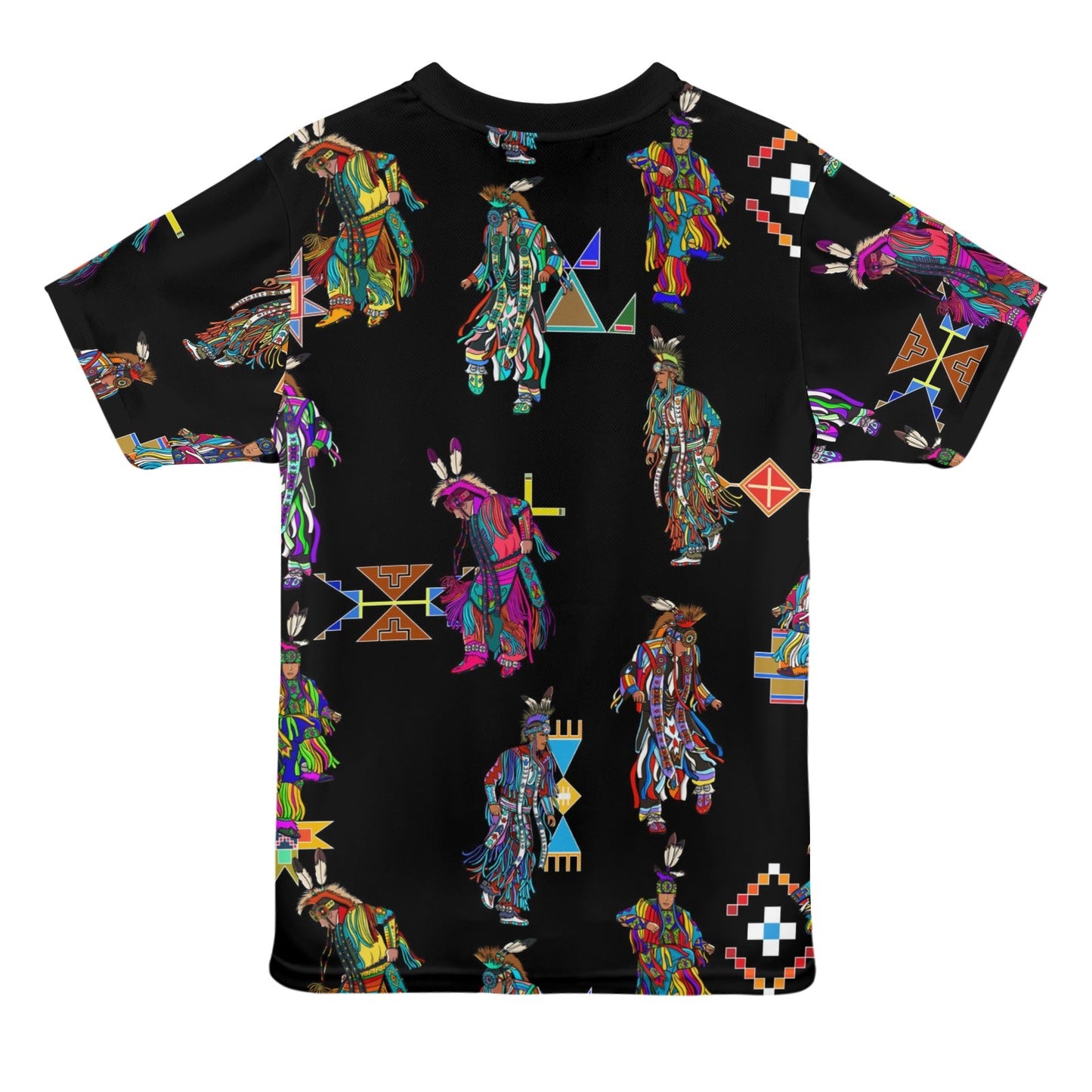 Men's Grass Dancers Black Tee