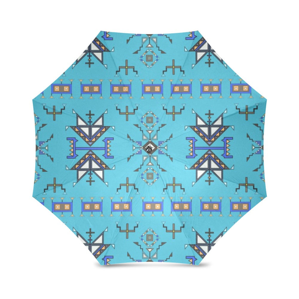 Eagle Strike Blue Foldable Umbrella