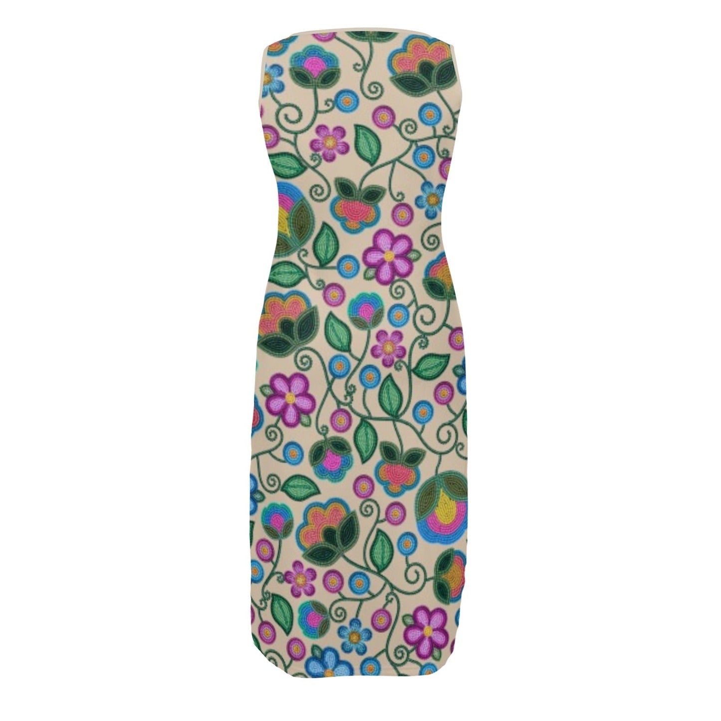 Turquoise Sunbeam Cream Phaedra Dress
