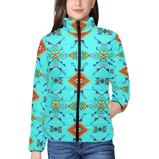 Buffalo Jump Turquoise Women's Padded Jacket