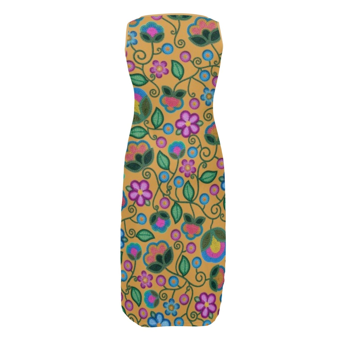Turquoise Sunbeam Yellow Phaedra Dress