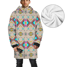 Load image into Gallery viewer, Rite of Passage Sand Unisex Sherpa Lined Hooded Coat
