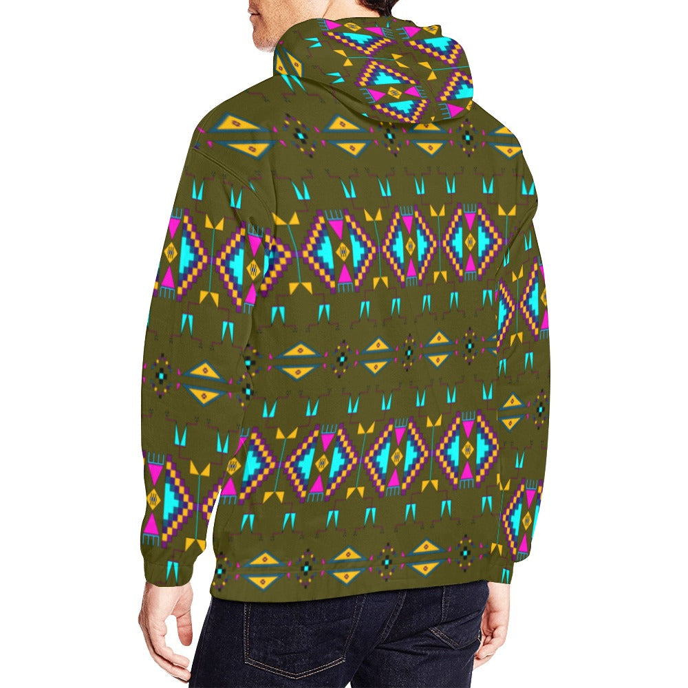 Rite of Passage Olive Hoodie for Men