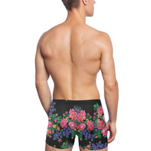 Load image into Gallery viewer, Kokum&#39;s Revenge Black Men&#39;s Swimming Trunks
