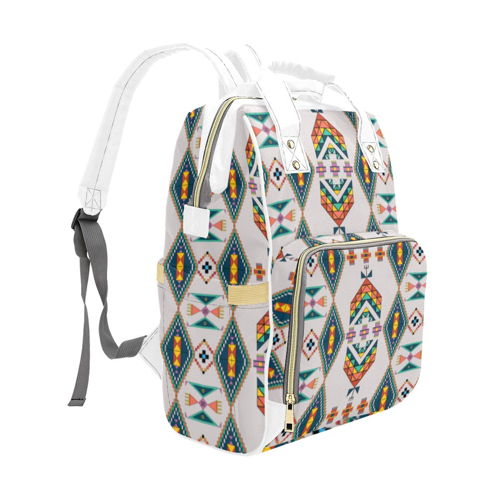 Travois Tipi Grey Multi-Function Diaper Backpack