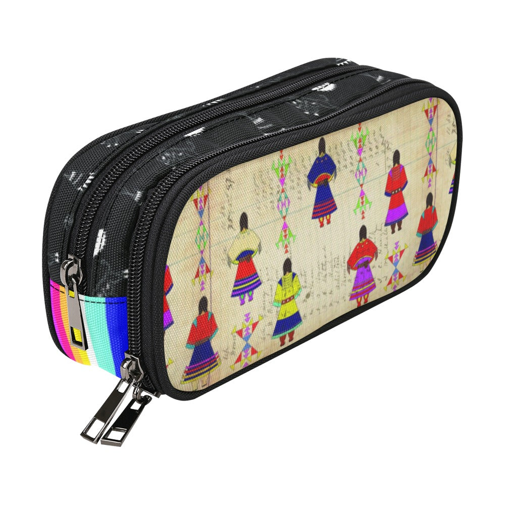 Ledger Round Dance Midnight Pencil Pouch