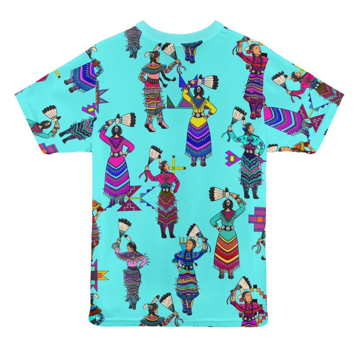 Women's Jingle Dancers Turquoise Tee