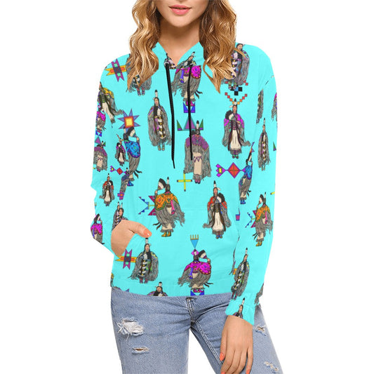 Women's Tradish Dancers Turquoise Hoodie for Women