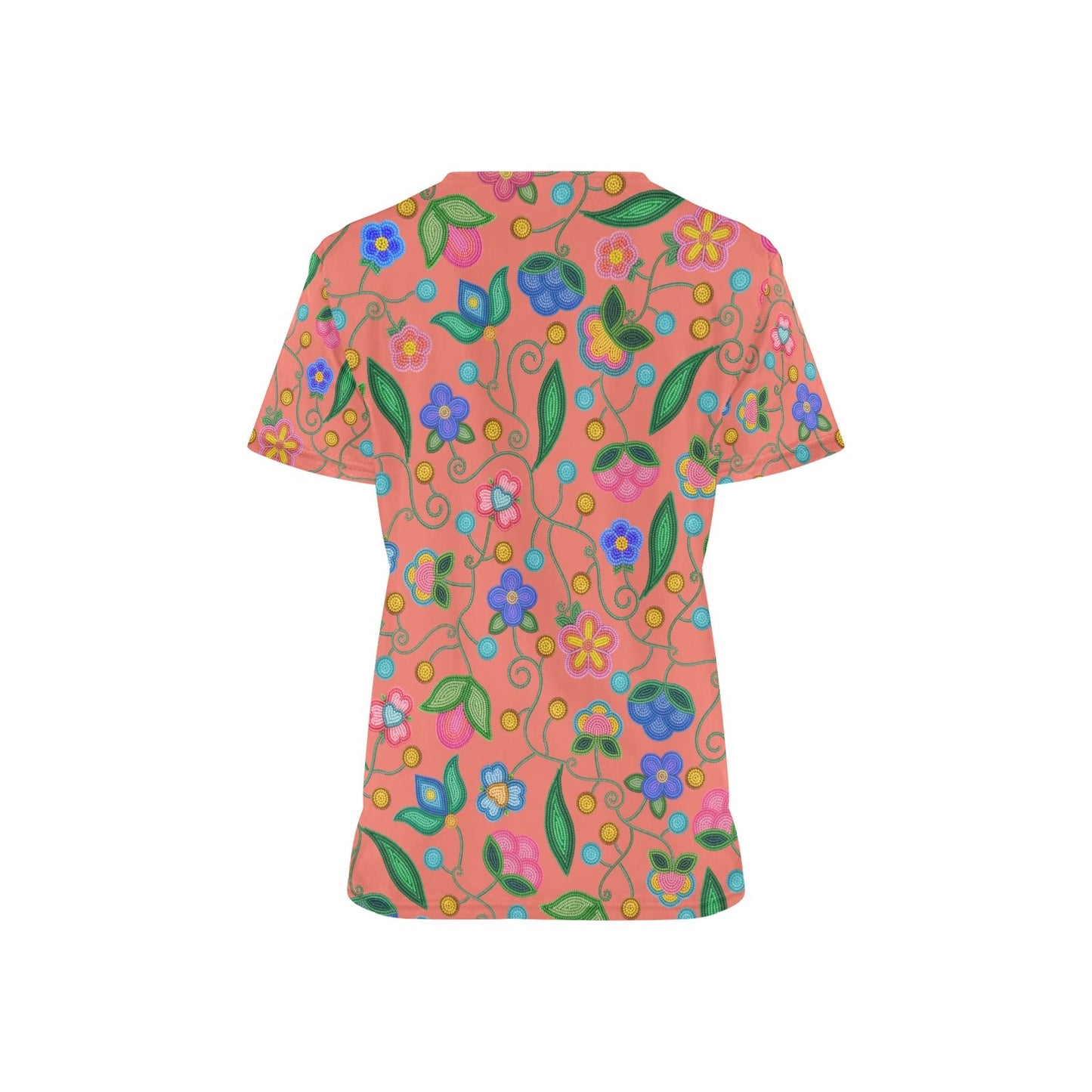 Skyberry Serenade Peach Scrub Top