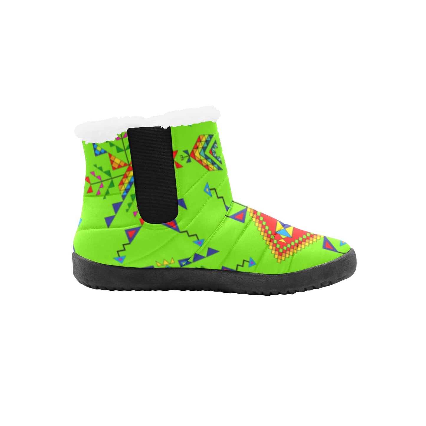 Buffalo Jump Neon Green Women's Padded Winter Boot