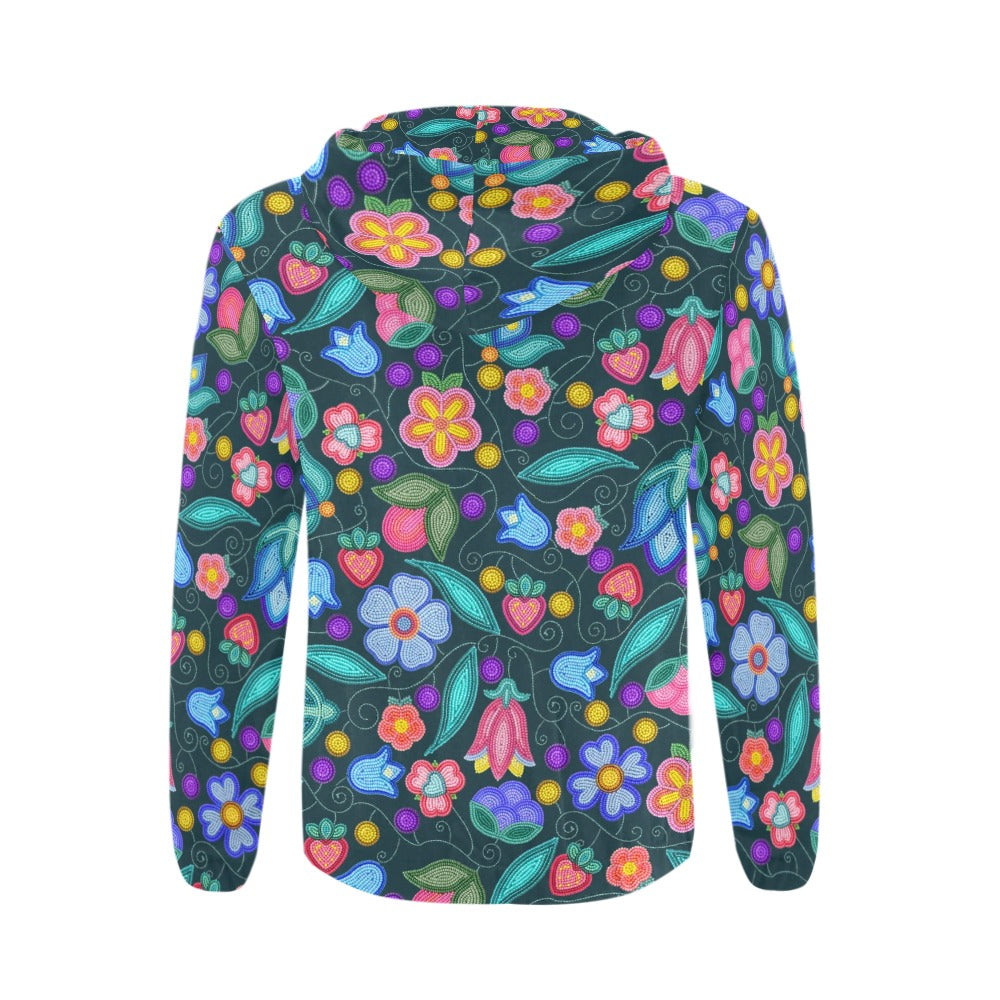 Sweet Offering Dark Teal Zip Hoodie
