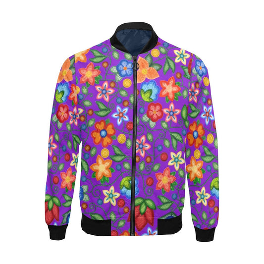 Morning Harmony Purple Bomber Jacket