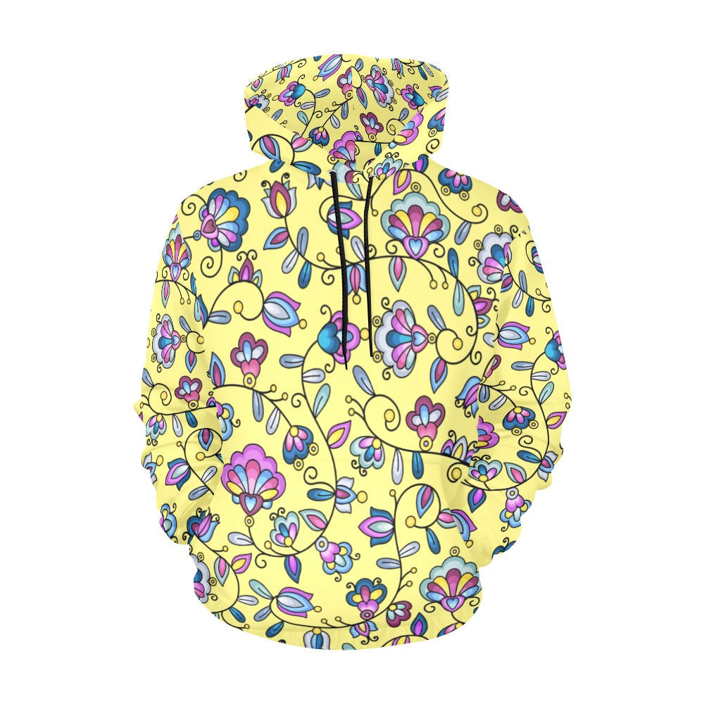 Autumn Bundle Blessing Yellow Hoodie for Men