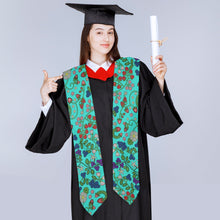 Load image into Gallery viewer, Grandmother Stories Turquoise Graduation Stole
