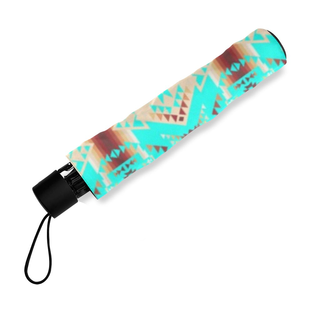 Gathering Earth Turquoise Foldable Umbrella