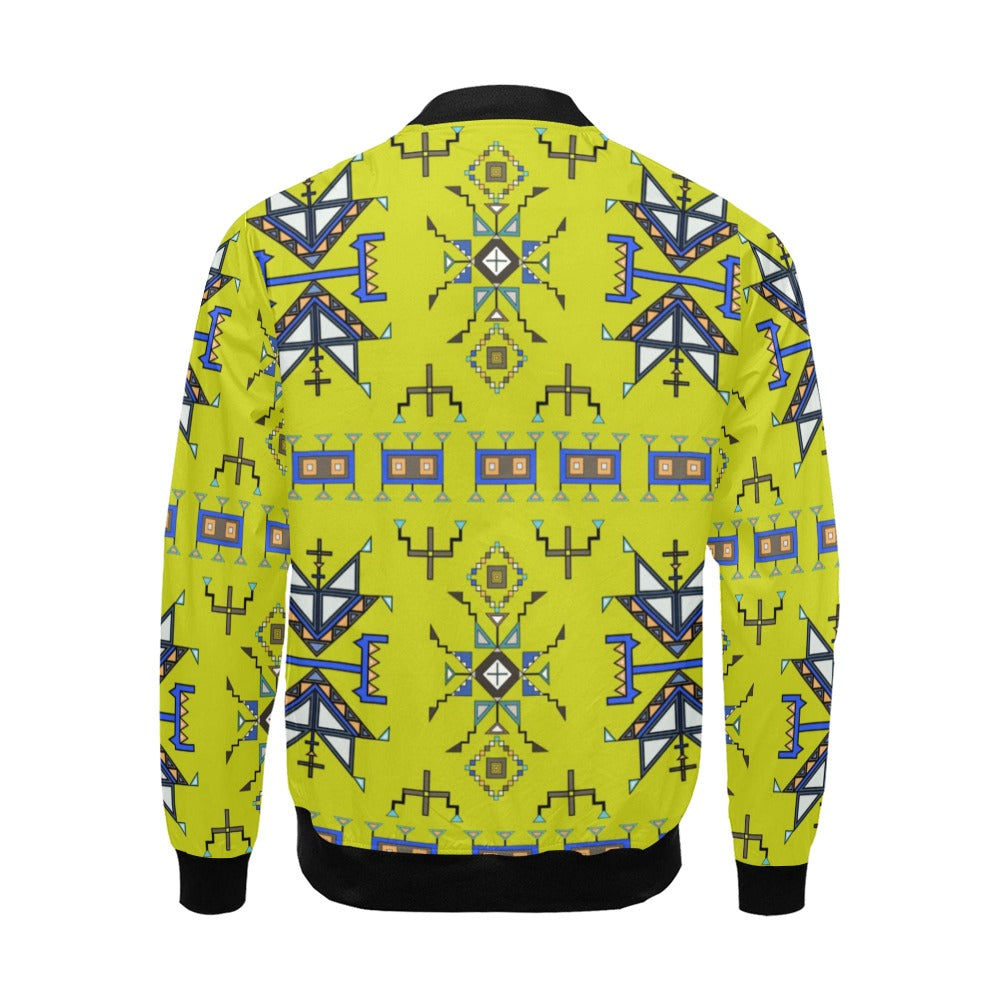 Eagle Strike Lime Bomber Jacket for Men
