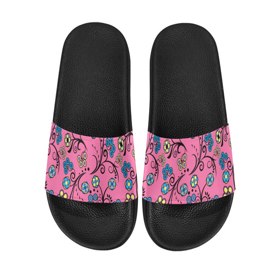 Blue Trio Slide Sandals