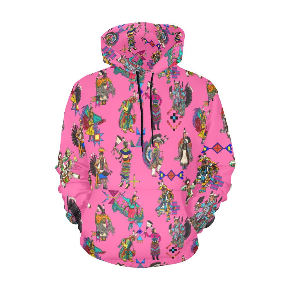 Grand Entry Dancer Pink Hoodie for Men