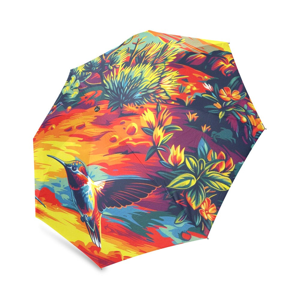 Happy Hummingbirds Foldable Umbrella