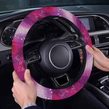 Load image into Gallery viewer, Animal Ancestors 8 Gaseous Clouds Pink and Red Steering Wheel Cover with Elastic Edge
