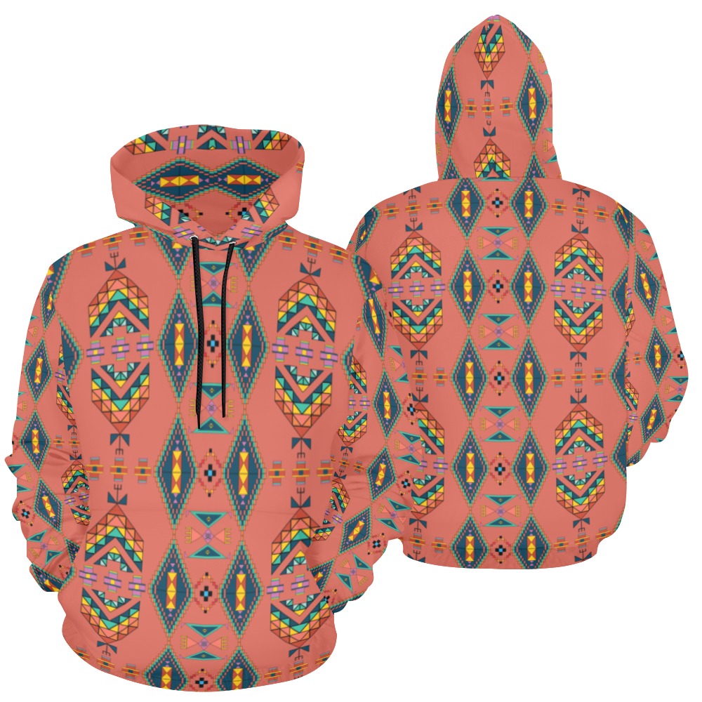 Travois Tipi Canyon Earth Hoodie for Women