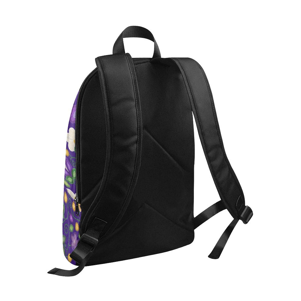 Midnight Moss Bloom Aubergine Backpack