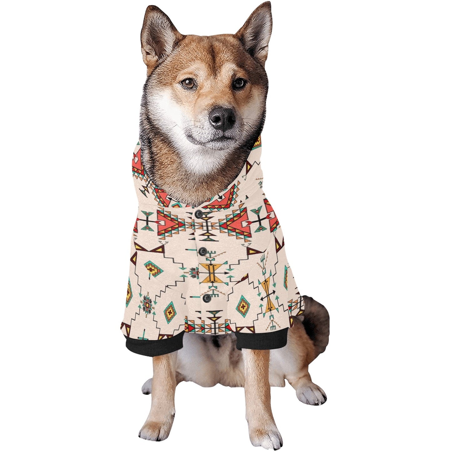 Thunder Flight Cream Pet Dog Hoodie