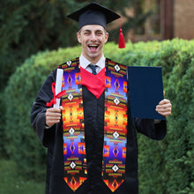 Load image into Gallery viewer, Seven Tribe Morning to Midnight Graduation Stole
