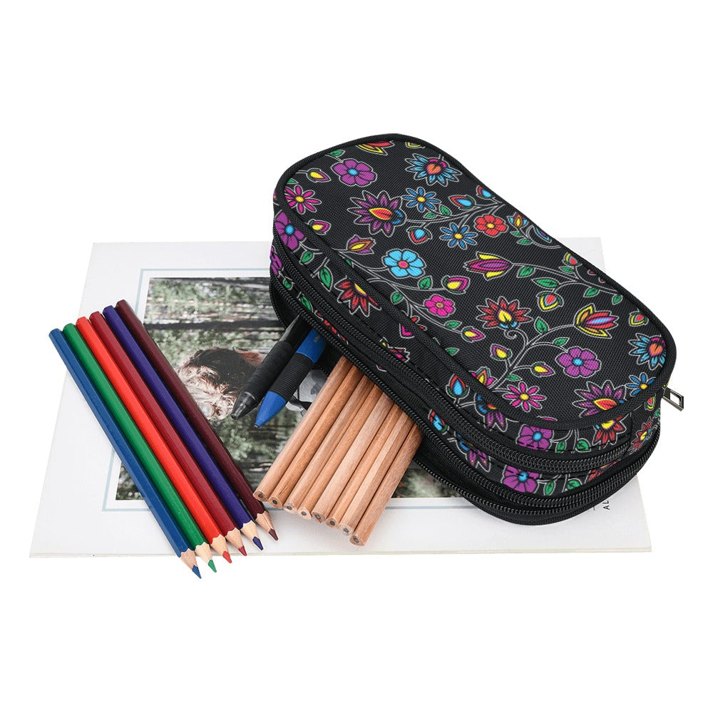 Nature's Nexus Black Pencil Pouch