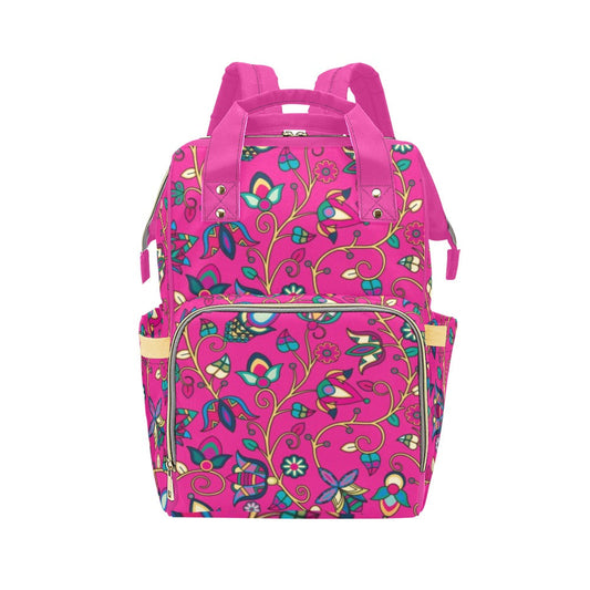 Thorny Path Pink Multi-Function Diaper Backpack