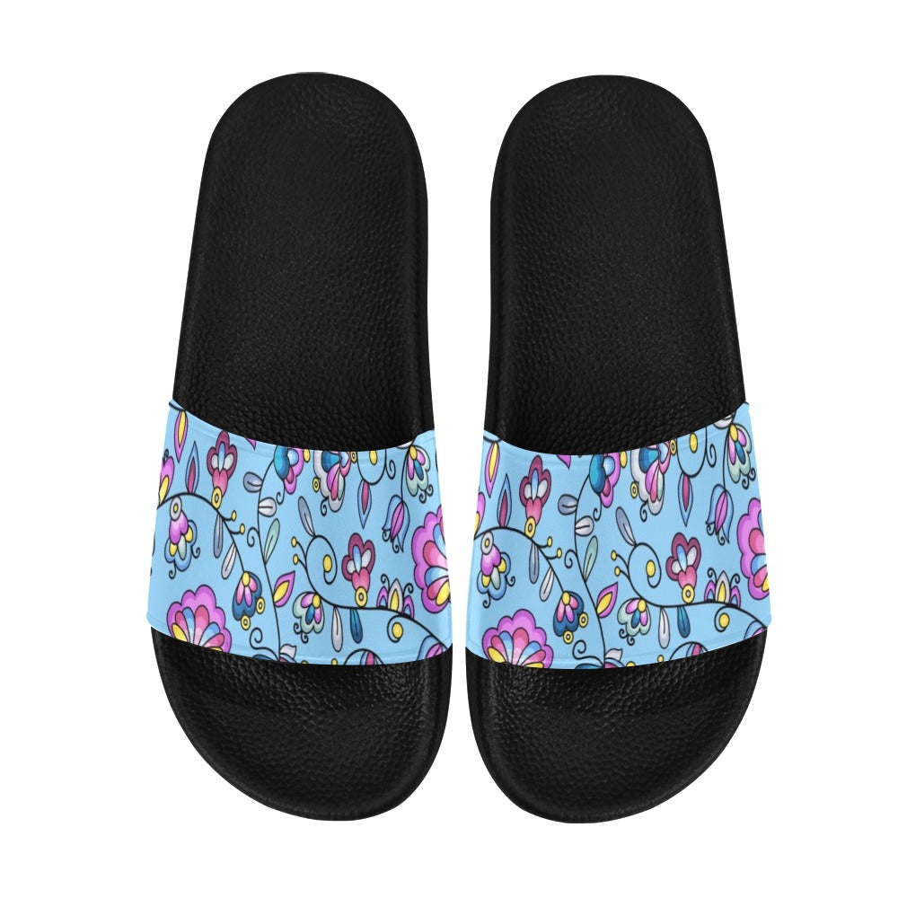 Autumn Bundle Blessing Blue Men's Slide Sandals
