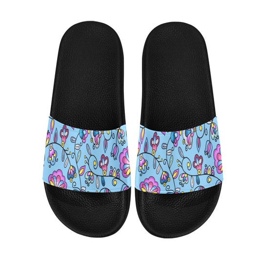 Autumn Bundle Blessing Blue Slide Sandals