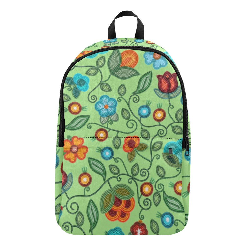Prairie Fire Petals Sage Backpack