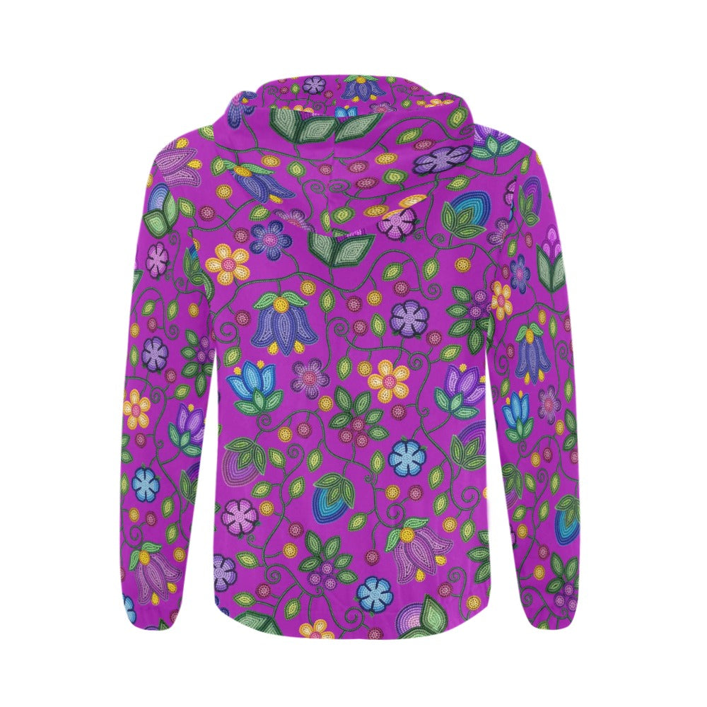 Bloom Uplift Purple Zip Hoodie