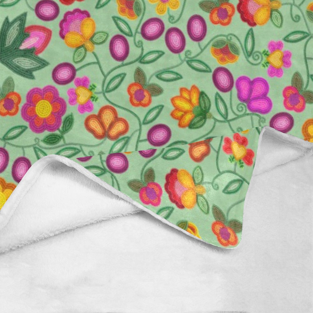 Boreal Bounty Green Ultra-Soft Micro Fleece Blanket 40"x50"
