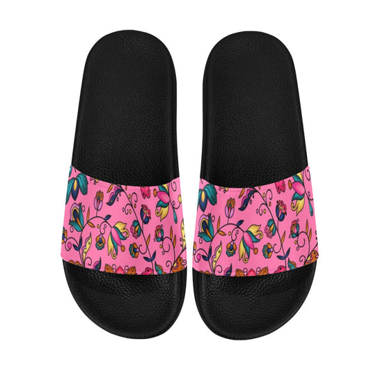 Copper Prairie Petals Pink Slide Sandals