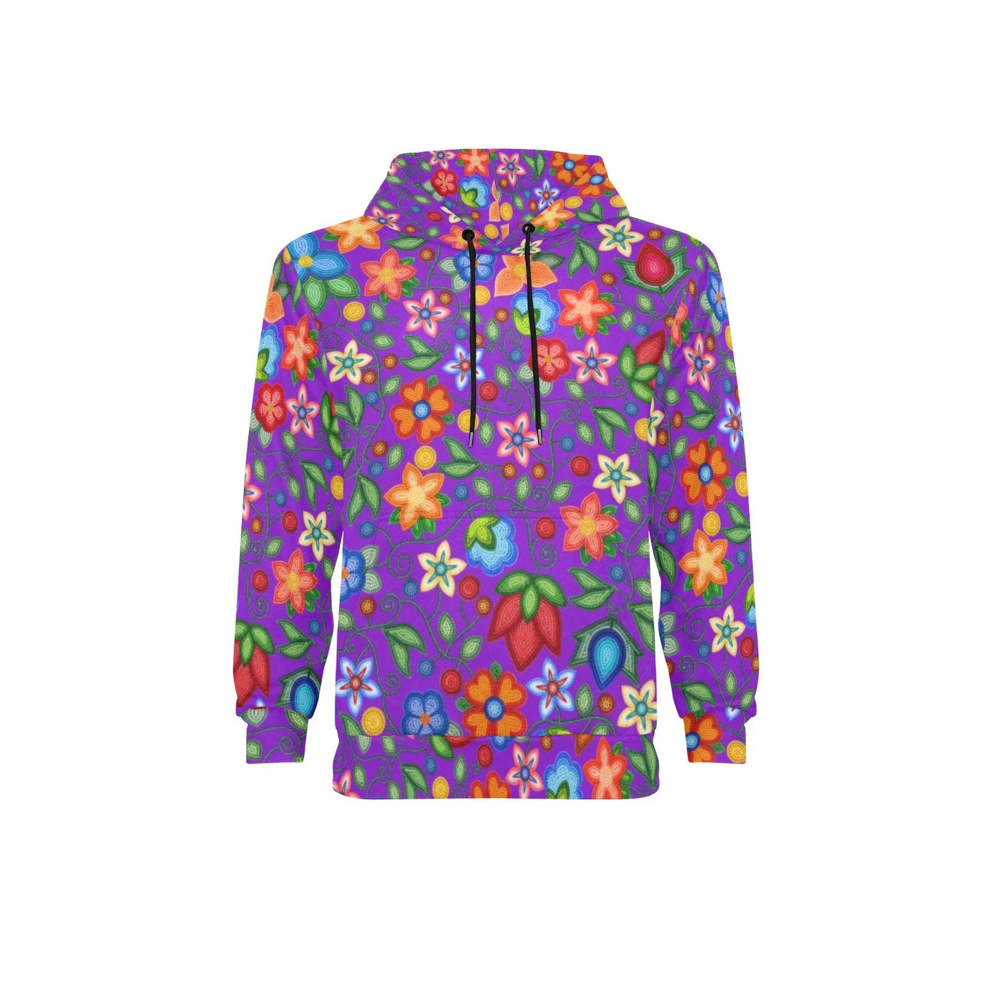 Morning Harmony Purple Fleece Hoodie