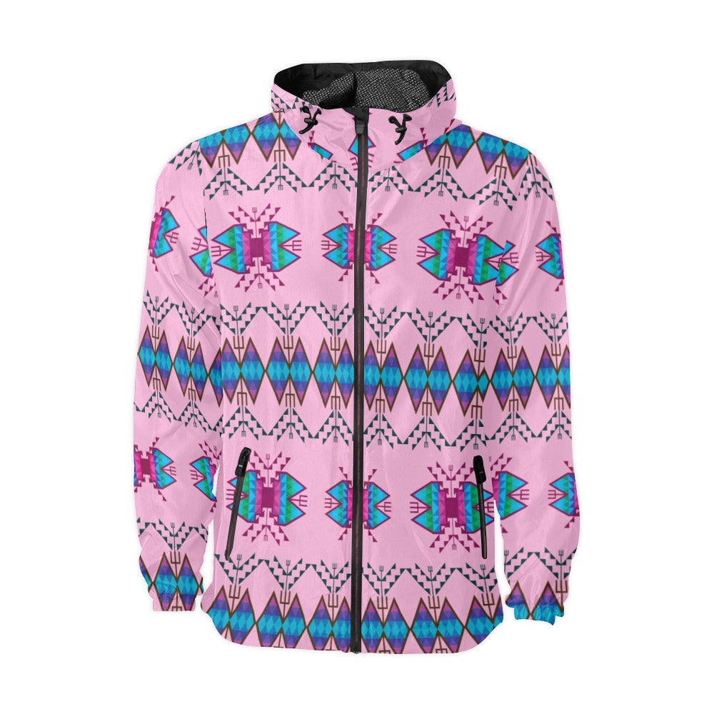 Sacred Trust Carnation Men's Windbreaker