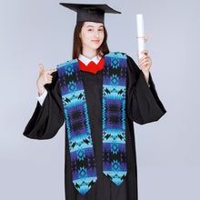 Load image into Gallery viewer, Blue Star Graduation Stole
