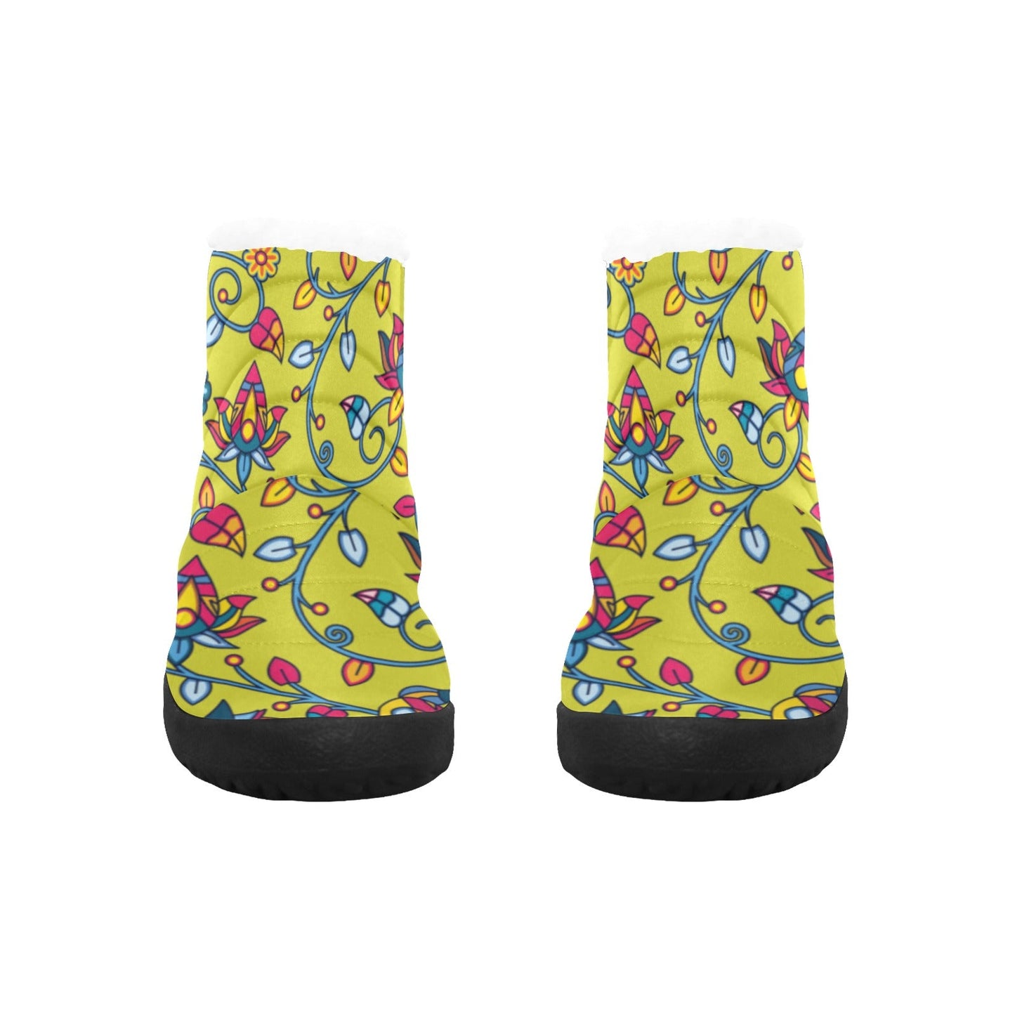 Thorny Path Yellow Women's Padded Winter Boot