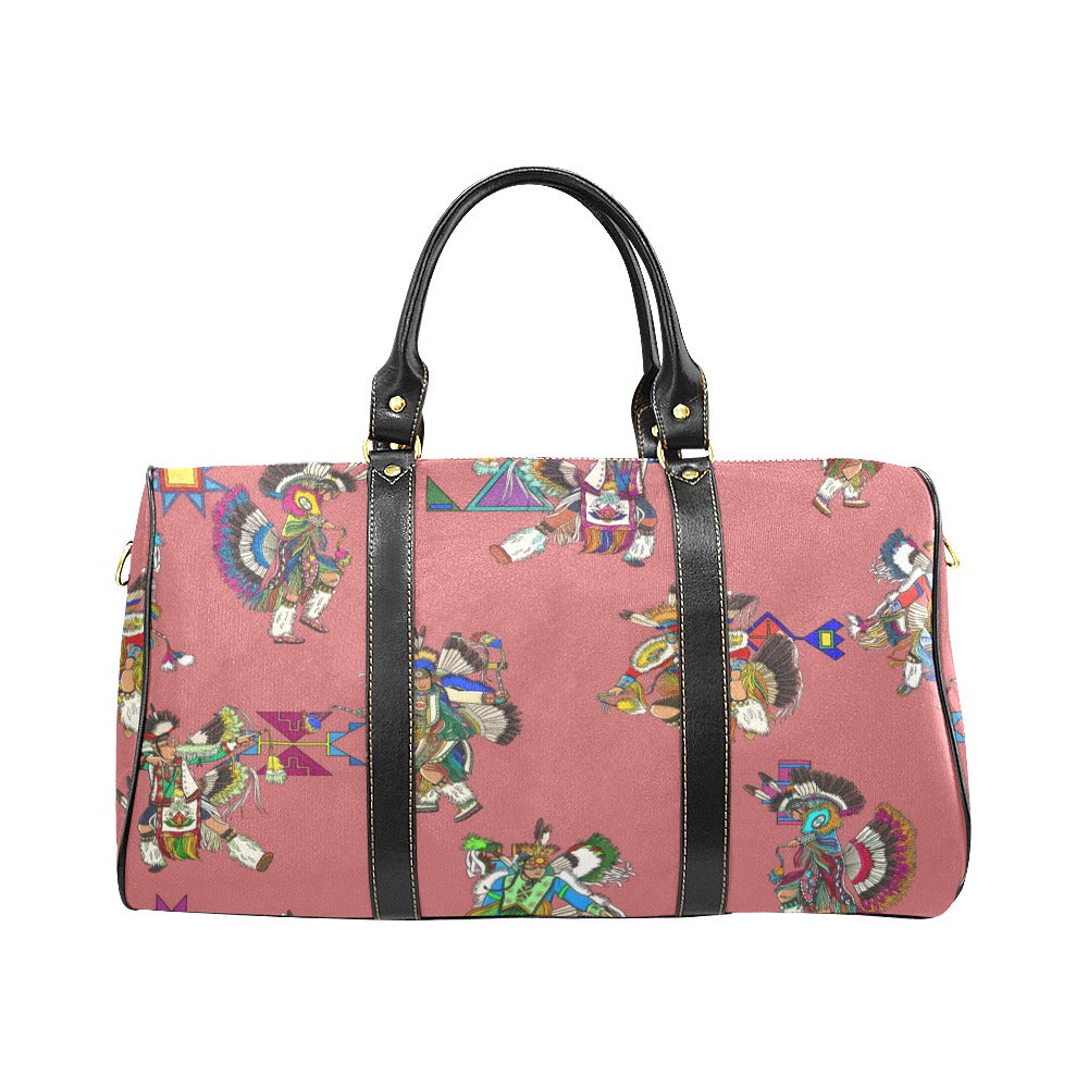 Men's Fancy Dancers Terra Cotta Large Travel Bag