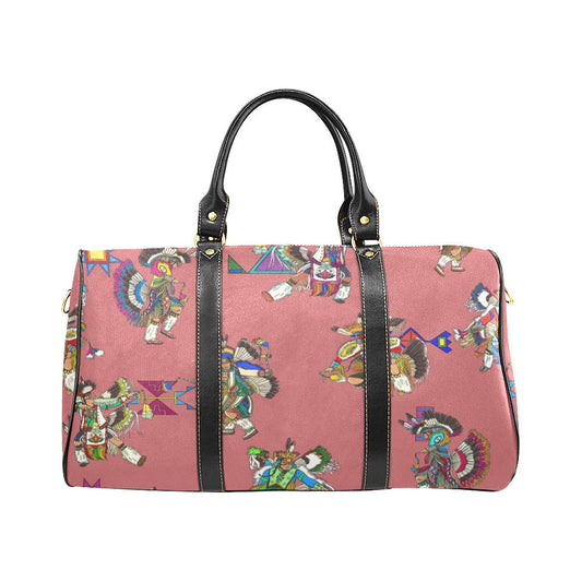 Men's Fancy Dancers Terra Cotta Large Travel Bag