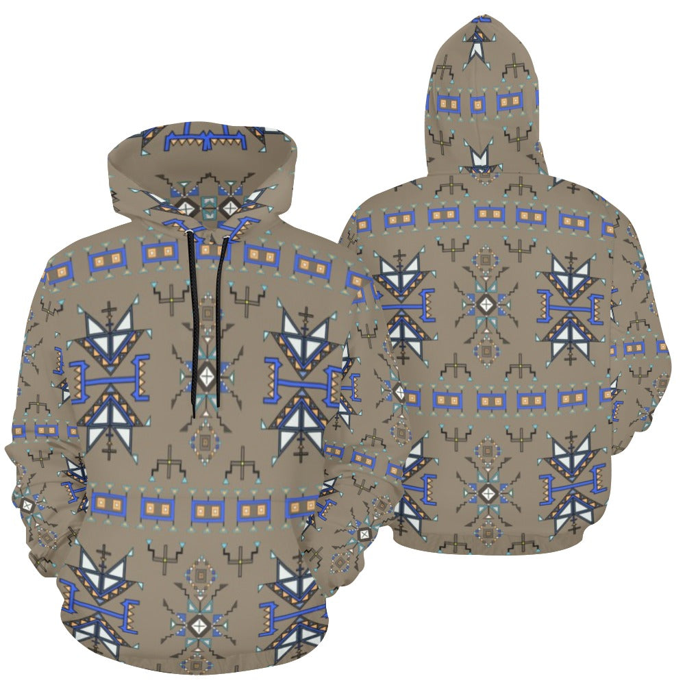 Eagle Strike Brown Hoodie for Women