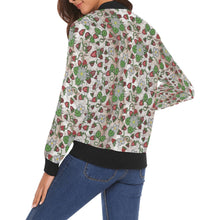 Load image into Gallery viewer, Strawberry Dreams Br Bark Bomber Jacket for Women
