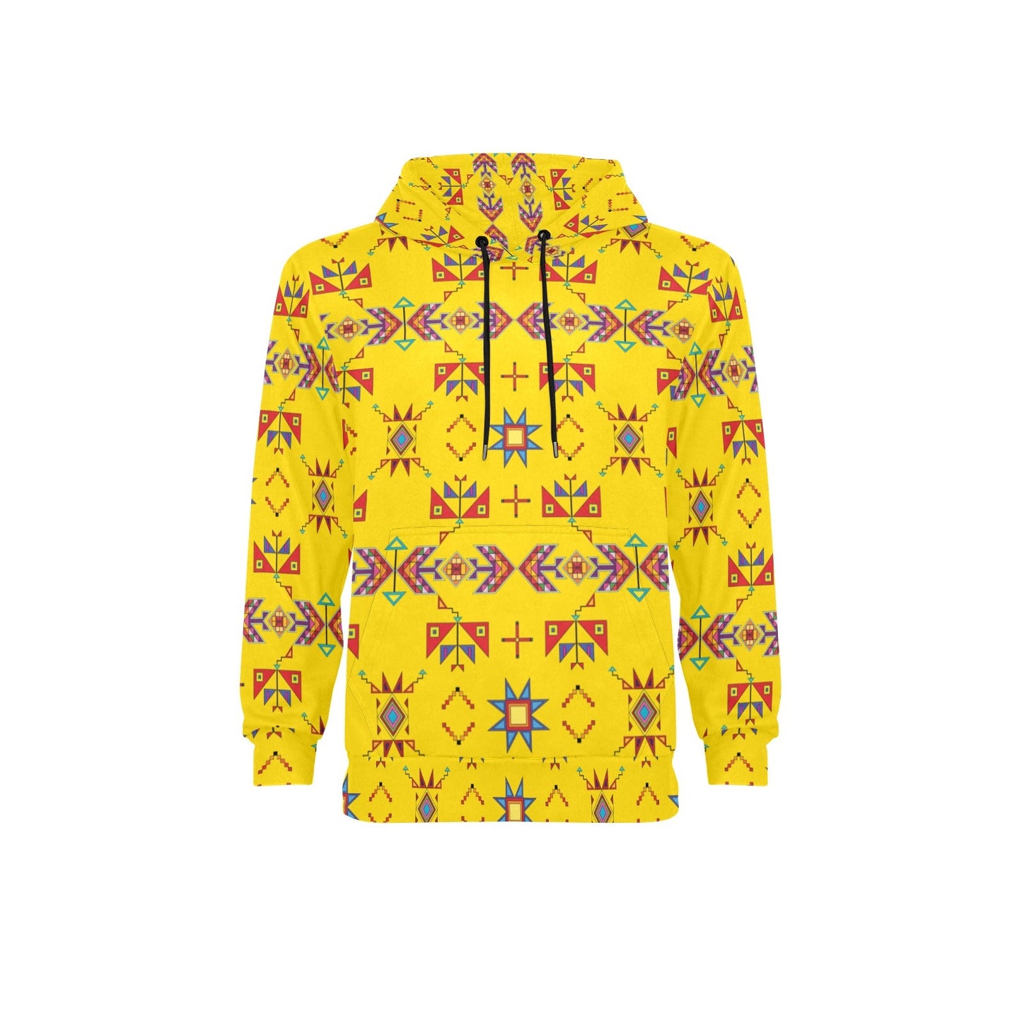 Scattered Generations Maize Men's Long Sleeve Fleece Hoodie