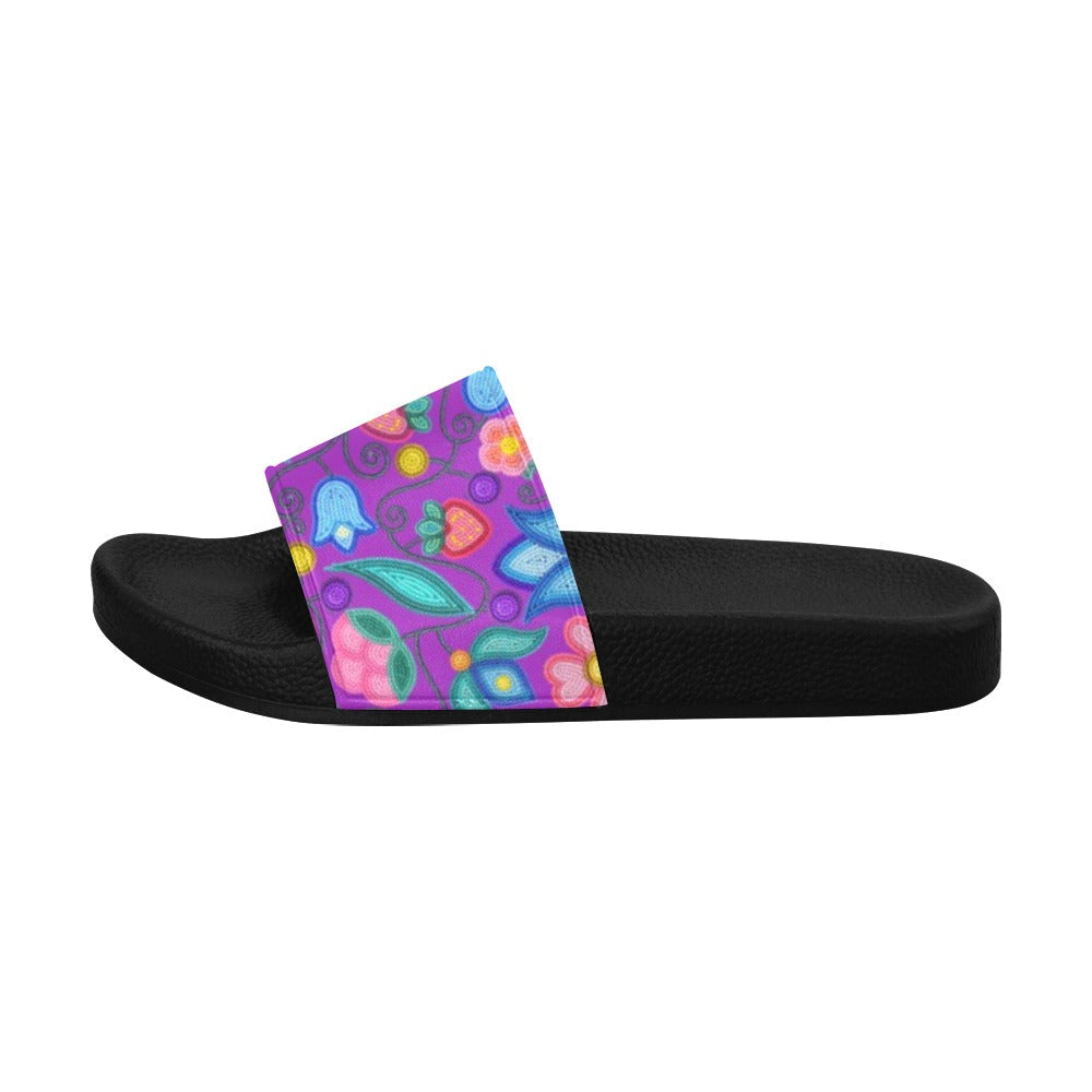 Sweet Offering Purple Slide Sandals