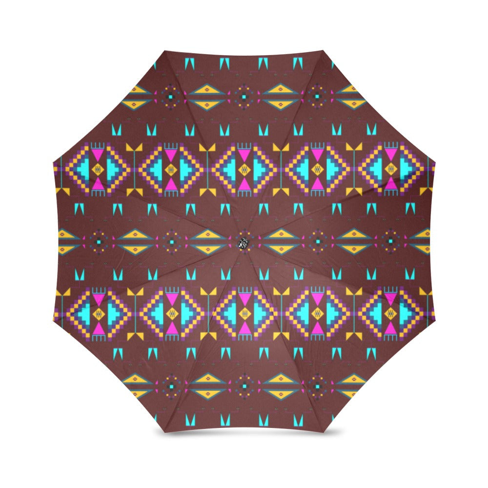 Rite of Passage Pemmican Berry Foldable Umbrella
