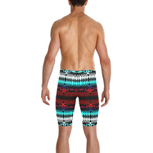 Load image into Gallery viewer, In Between Two Worlds Men&#39;s Knee Length Swimming Trunks
