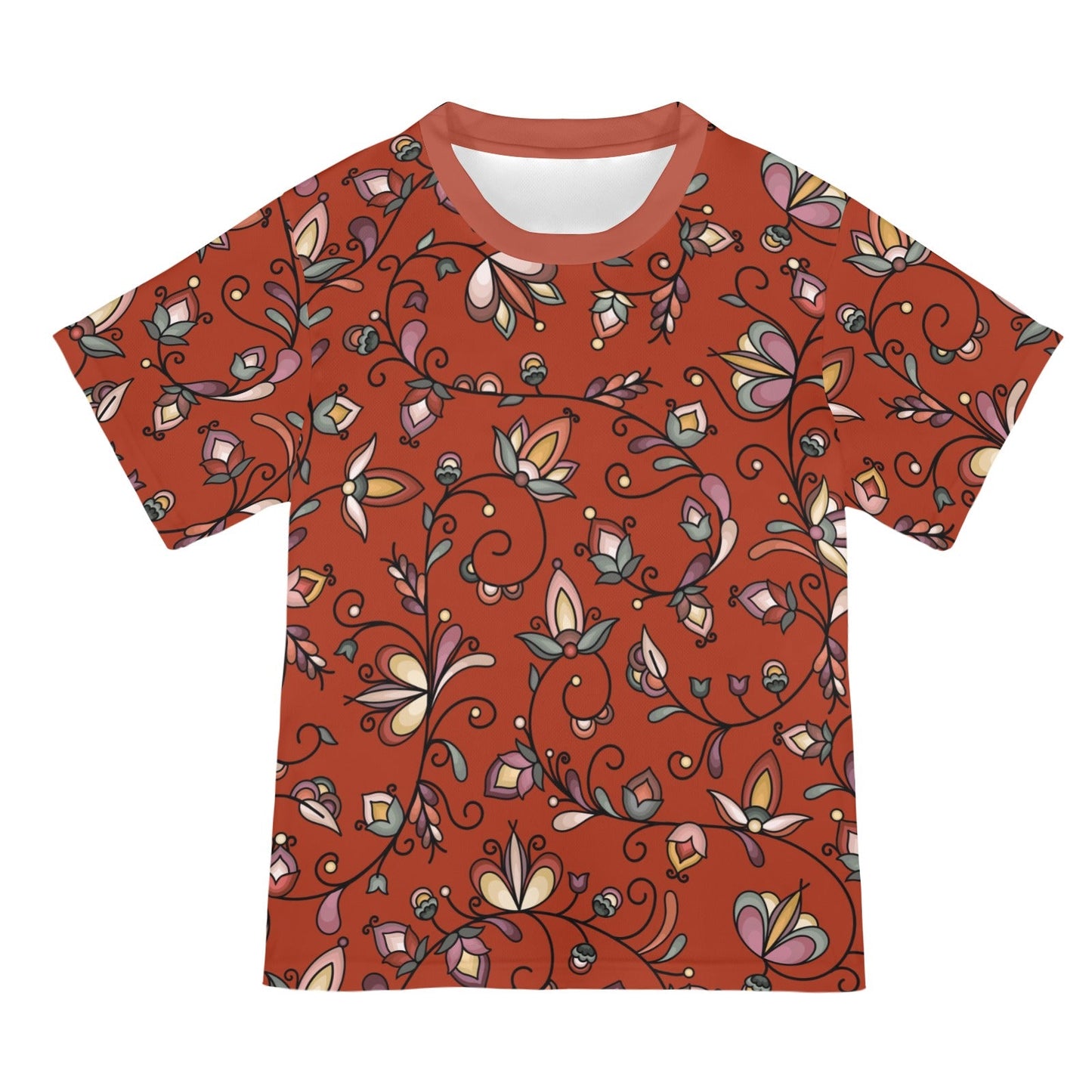 Burnt Sky Petals Red Tee
